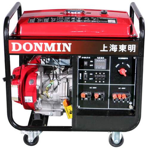 东明DONMIN 单三相同功率两用5kw小型手启动汽油发电机DMDS6500CX