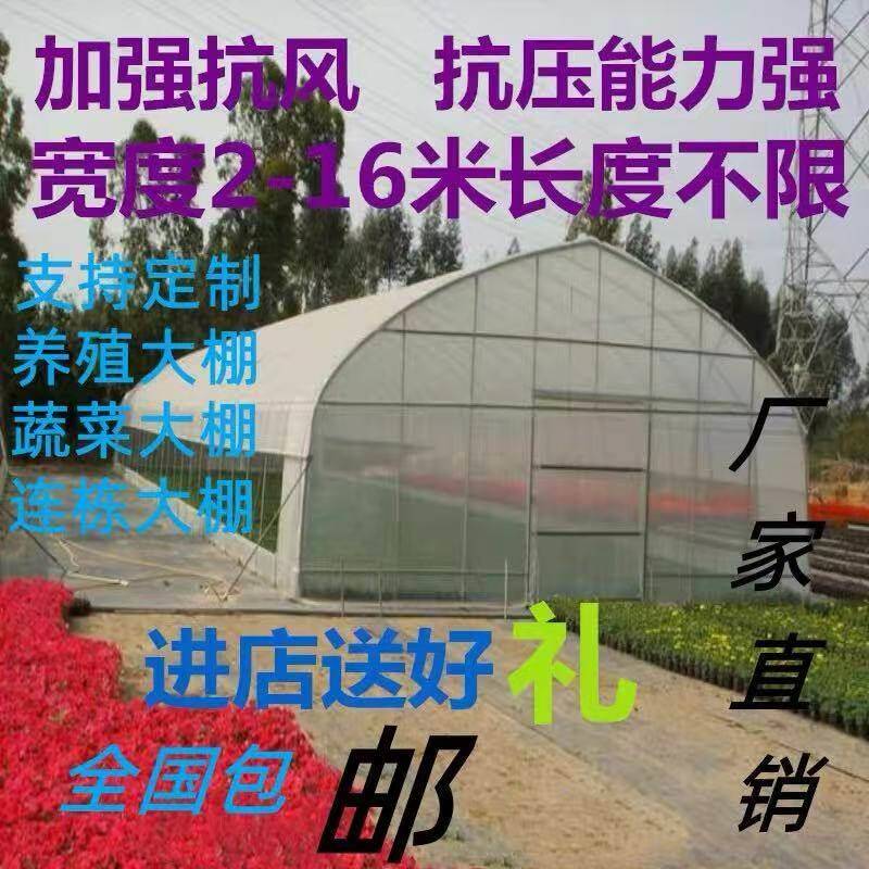 温室大棚骨架蔬菜种植养殖钢管钢架猪舍牛棚羊圈花卉果树育苗全套