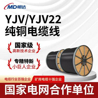 国标YJV/YJV22/ZRYJV/NHYJV铠装电缆1-5芯1.5-300平方电力电缆