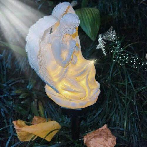 Crafts Yard Landscape Lamp Waterproof Garden Solar Angel