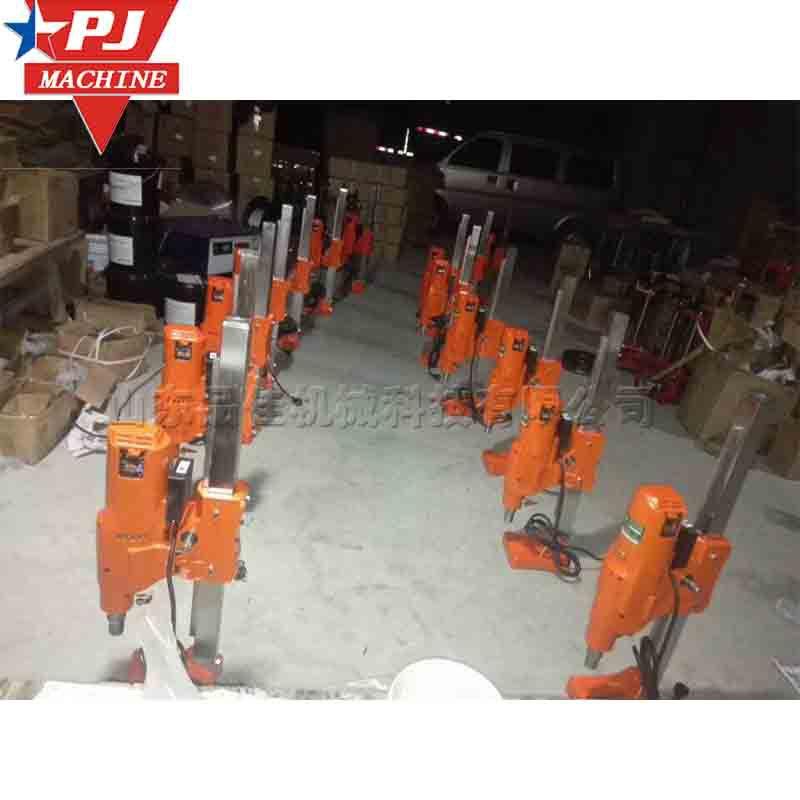 金刚石混凝土钻孔机 建筑施工电动水钻机 水泥路面打孔取芯设备