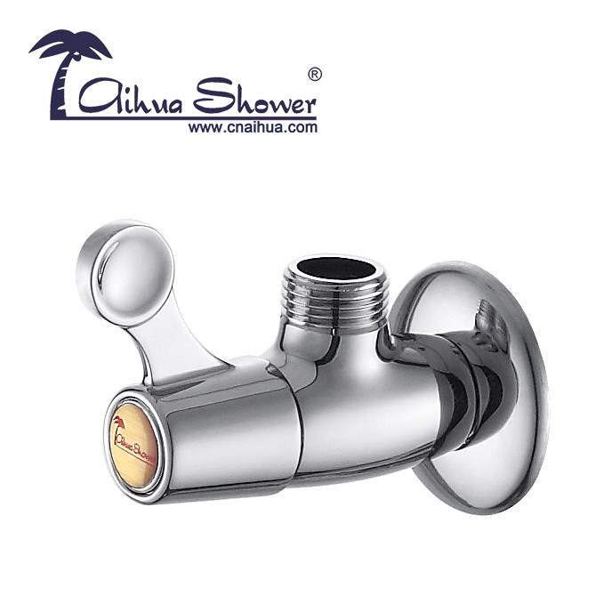爱华全铜角阀家用热水器进水冷热水开关马桶止水阀4分加厚605AE