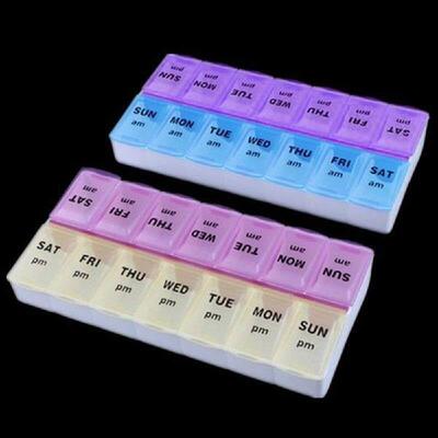 Hot Sale7 Day Pill Box Medicine Tablet Dispenser Organiser