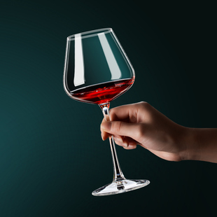 家用红酒杯架进口工艺葡萄酒杯高脚杯子 轻奢红酒杯醒酒器套装