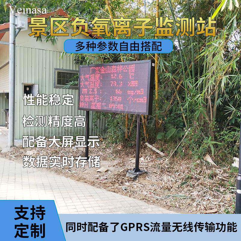 景区负氧离子空气质量监测站AAWS004温湿度PM2.5负氧离子监测站