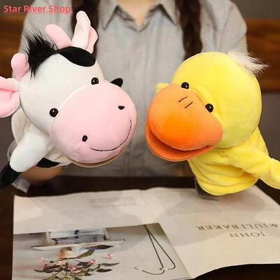 Hand Finger Puppet Kawaii Animal Plush Doll Educational Baby