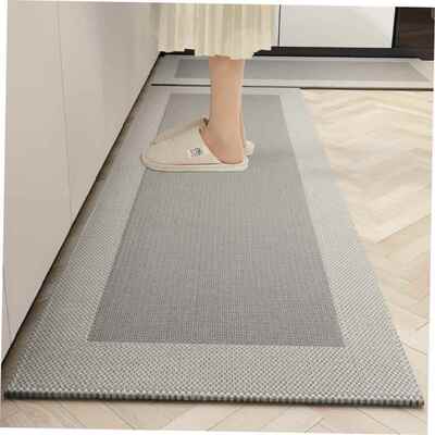 Kitchen floor mat, oil proof, waterproof, washable long carp