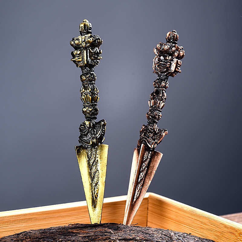 金刚降魔杵茶刀百炼花纹钢茶针撬茶针茶锥普洱茶黑茶饼茶具零配件,餐饮具,茶具礼盒,淘宝优惠券,粉丝福利购,淘宝优惠卷