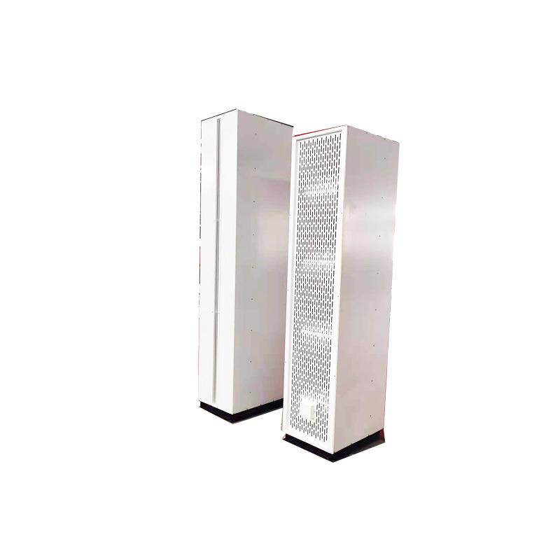 5米5.4米离心式侧吹风空气幕蒸汽型立式热风幕超宽门双侧吹风幕机