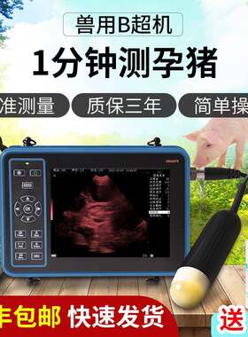 兽通通 畜牧养殖兽用B超机 猪用羊牛动物b超测孕仪高清便携检孕仪