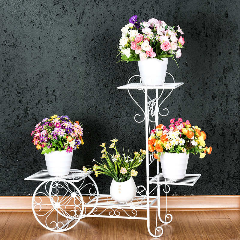 花架子多层室内家用阳台架铁艺客厅盆栽绿植花盆落地式绿萝