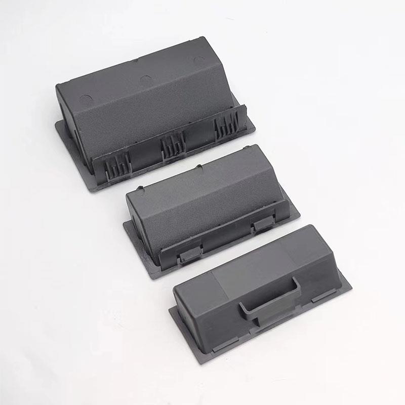 LS537-1塑料拉手 内嵌式工业机柜门暗拉手 LS537-2-3尼龙黑色拉手