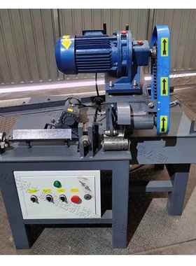 Pipe cutting machine自动送料切管机 台式方圆管金属型材切割机