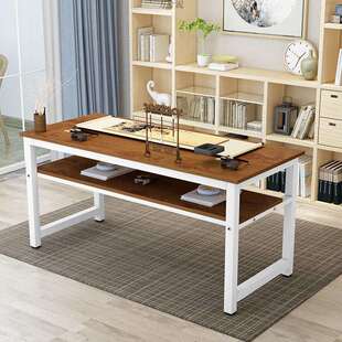 书法桌子家用长方形双层培训辅导班书桌绘画课桌毛笔工厂一件