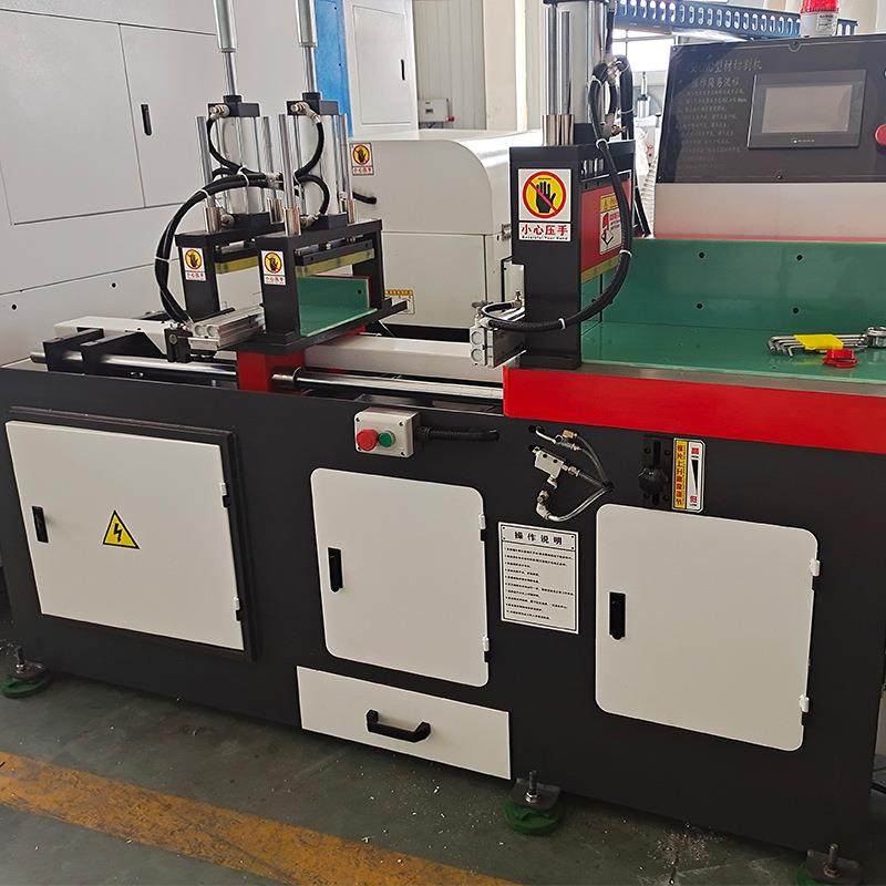 圆管铝切动全自动新能源铝材型铜管棒切割设备机455CN455CNC铝C全