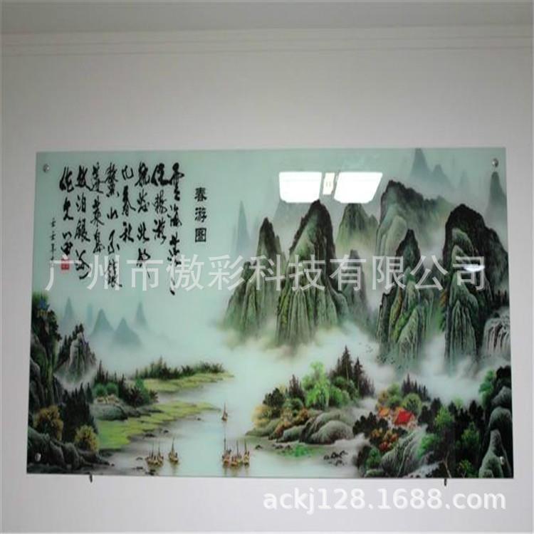 工业级喷绘机大型玻璃打印机浮雕3d彩印机润彩大幅面平板uv打印机