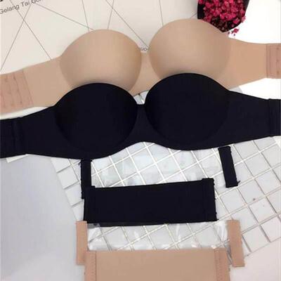 Invisible Strapless Bras Sexy Push Up Bra Silicone隐形内衣女
