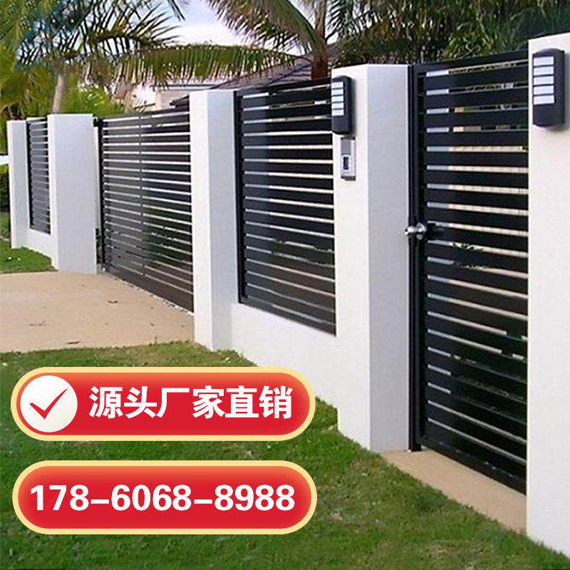 铝艺护栏户外铝合金阳台围栏别墅庭院小区围墙花园锌钢铁艺栅栏杆