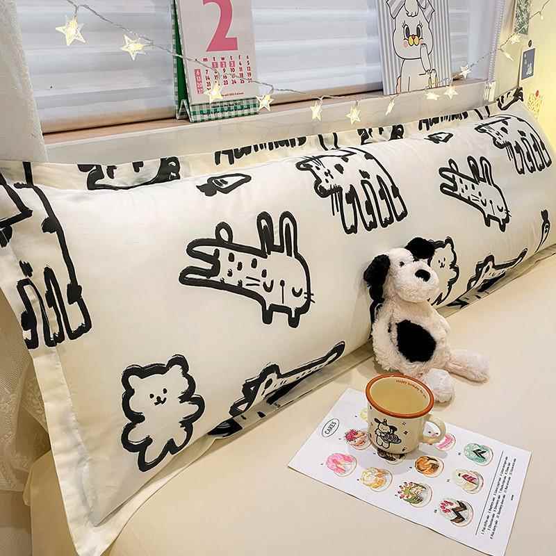 床头人靠米垫背软包床上靠沙发靠枕榻榻双长枕头抱枕941421夹腿