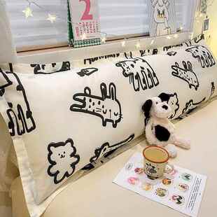 床头人靠米垫背软包床上靠沙发靠枕榻榻双长枕头抱枕941421夹腿