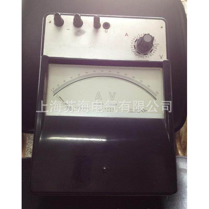 上海T24-AV交直流伏安表0.2级指针标准电压电流表0-30A 7.5-750V