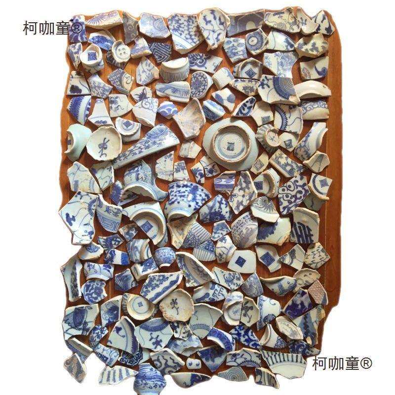 青花瓷片明清民国时期青花瓷瓷片老瓷片古瓷片麦太保