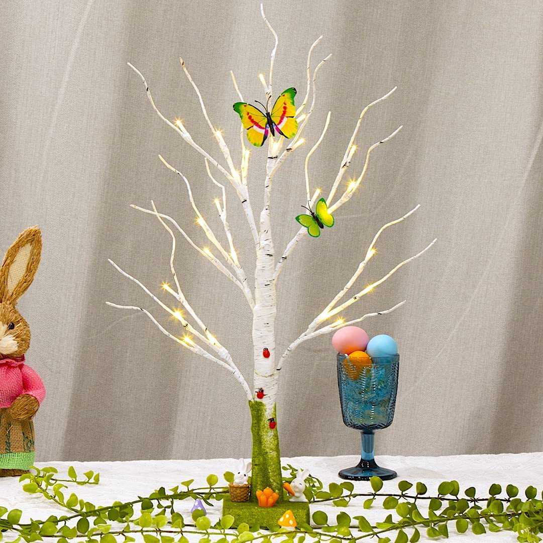 led灯节日活动场景布置家居装饰灯复活节室内卧室房间氛围发光树
