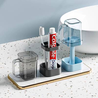 3-in-1 Mouthwash Cup Home Bathroom Toothbrush and Toothpaste