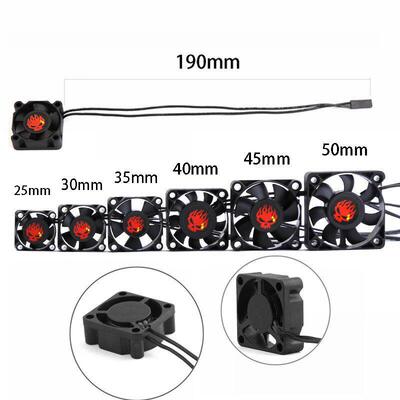 模型车马达高速散热风扇25MM30MM35MM40MM45MM50MM 1:10RC通用