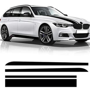适用于宝马3系GT1系2系4系5系X5MX6MP侧裙贴纸引擎盖车贴饰拉花