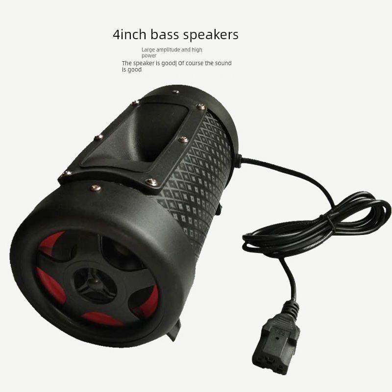 电动车音响三轮电瓶车无线蓝牙音箱48V60V72V汽车摩托车载低音炮