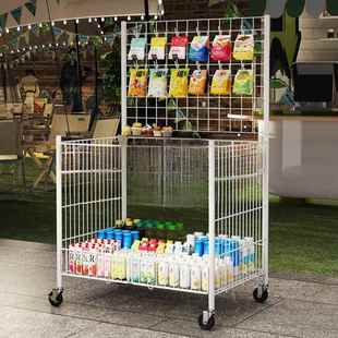 移折摆摊小推车一展秒收摊夜市542地摊专叠用花车促销 示架动厂家