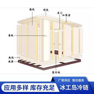 用于酒店蔬菜水果的步入式冷冻机移动集装箱冷藏室设备