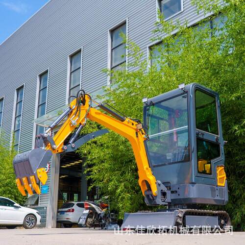 工厂发货挖掘机3吨履带式挖土机驾驶室冷暖空调多功能家用小挖机