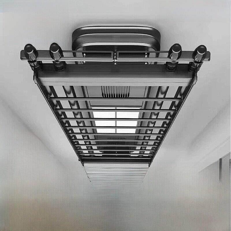 易家豪泰电动晾衣架家用阳台智能晾衣架伸缩自动可调可折叠晾衣杆