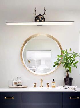 跨境货镜前供l灯d1609全铜镜前灯美式浴室灯欧式梳妆台灯镜柜化e