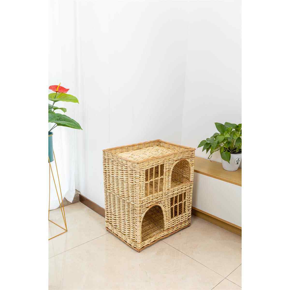 正品四季通用柳编编猫窝藤床柳编层别墅式双宠物窝猫房子可拆猫洗,宠物/宠物食品及用品,狗窝/屋/帐篷/沙发,淘宝优惠券,粉丝福利购,淘宝优惠卷