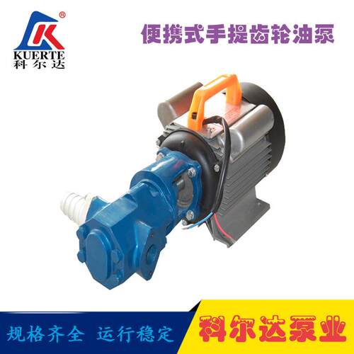 输油泵现货供应WCB型便携式齿轮油泵安装方便不锈钢齿轮式输油泵