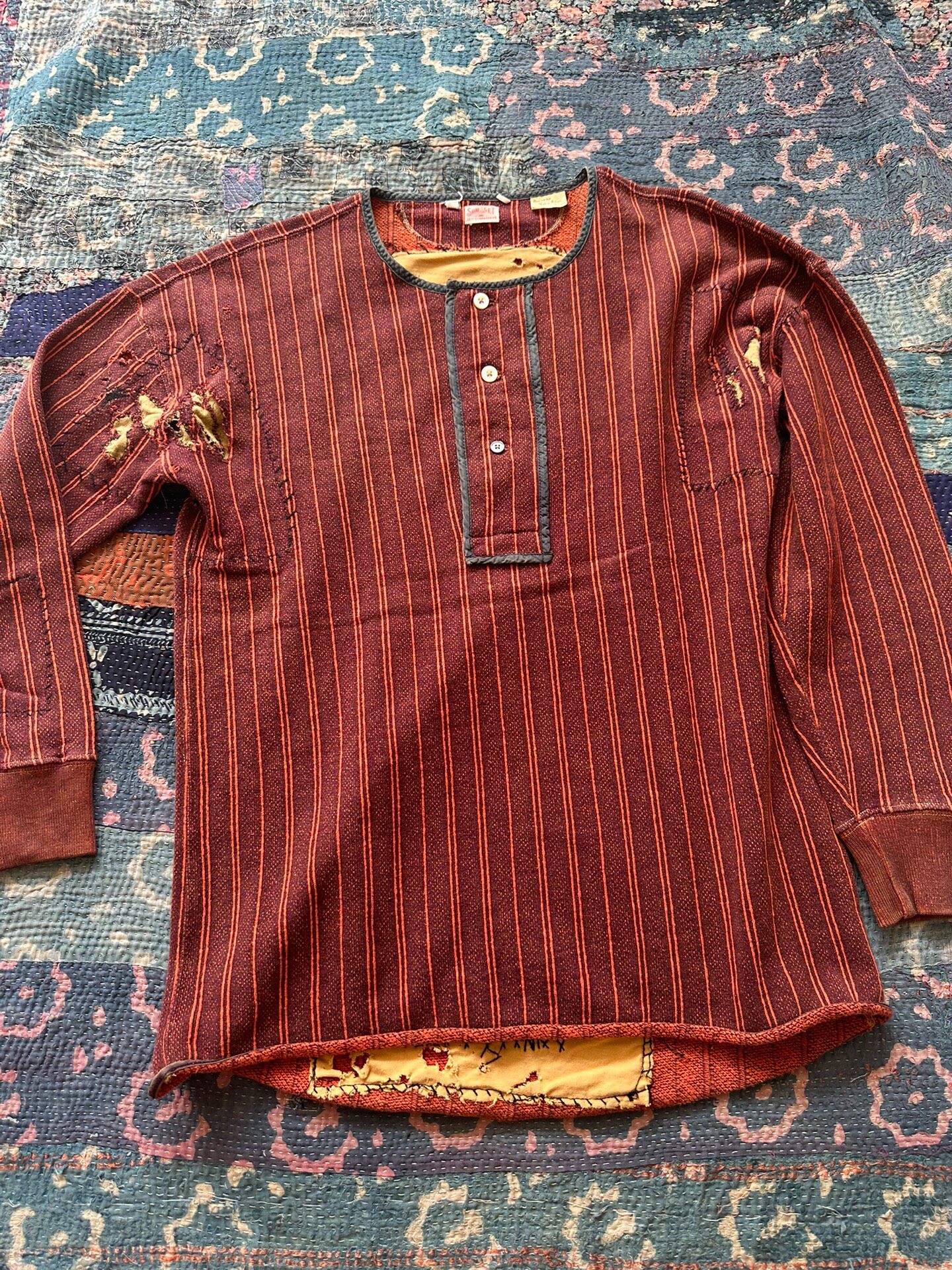 Levi’s Long-Sleeve Red Stripe Top