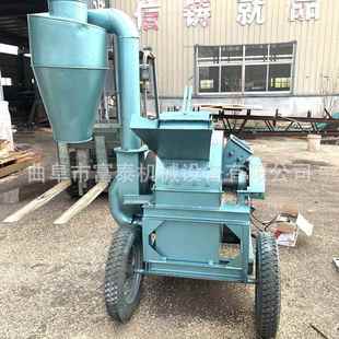 果园树枝圆木粉碎机玉米芯食用菌粉碎机干湿木材粉碎机