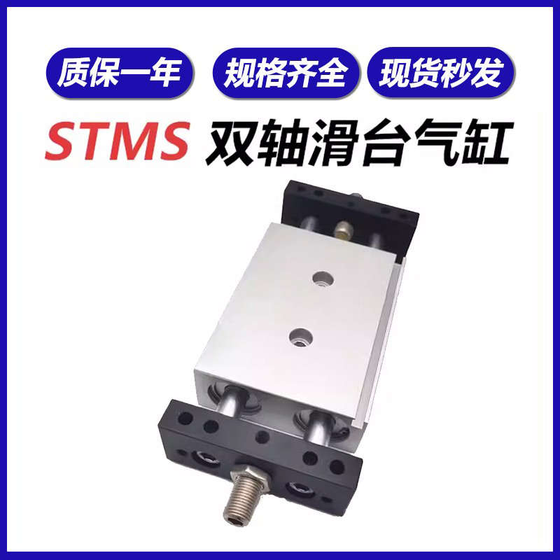 双轴滑台气缸STMS10/16/20×25×100×125×150×200×250×300S