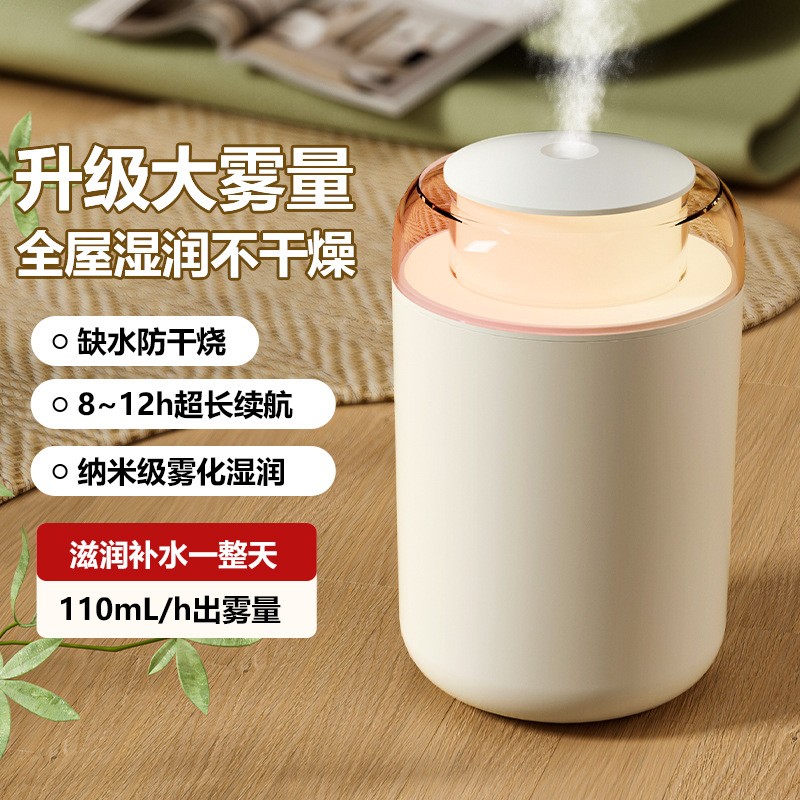 新款家用静音加湿器大雾量防干烧卧室用小型增湿器净化空气aw70