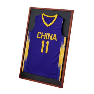 球衣裱框NBA相框装裱挂墙蓝球网球纪念收藏展出签名衣物展示框