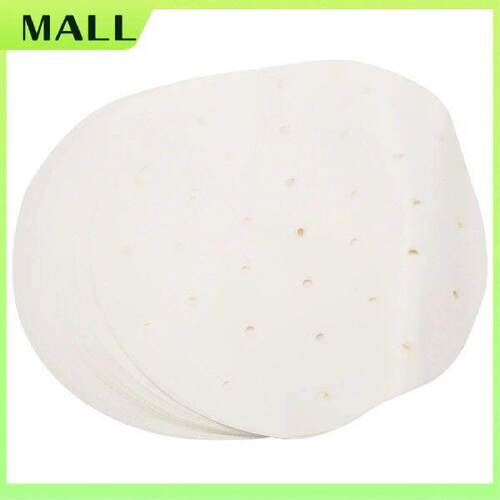MALL 100Pcs Air Fryer Liners, 9Inch Bamboo Steamer Liners,