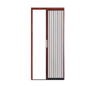 铝合金高透金刚网折叠纱门推拉式 伸缩防盗猫老鼠隐形纱窗入户沙门