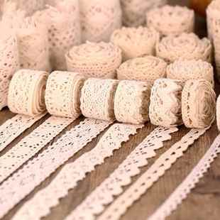 棉线花边带蕾丝花边辅料布艺服装 饰 辅料花边材料蕾丝带手工DIY装