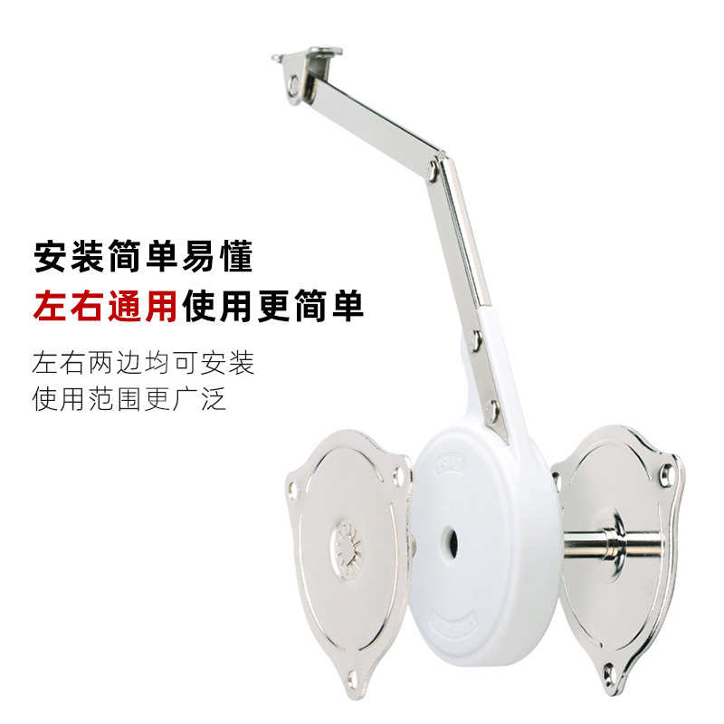 榻榻米液压杆缓冲器支撑阻尼气撑梳妆台上翻盖门撑杆折叠配件五金
