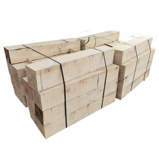 枕木垫木硬杂木方木料原木实木吊车支腿桥梁工程矿用机械金属结构