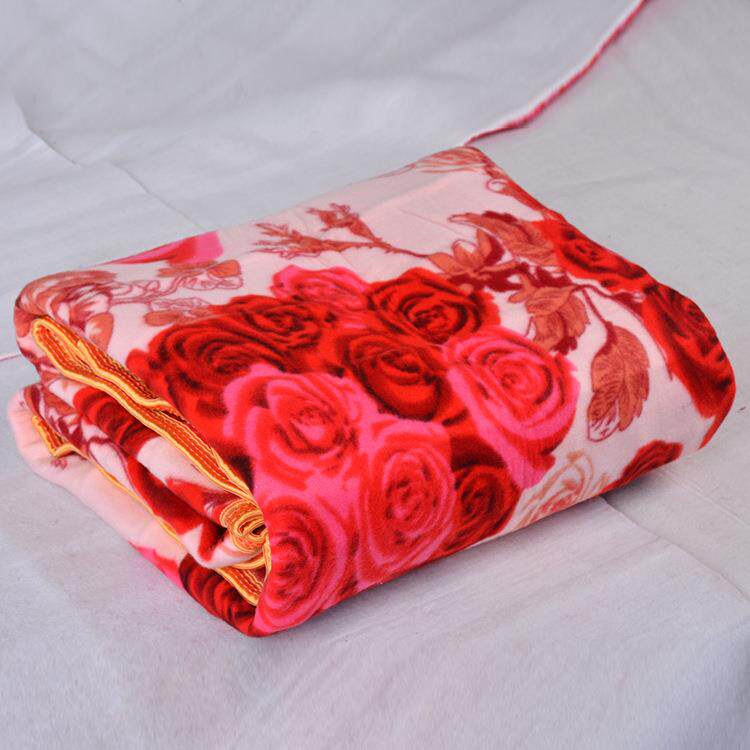 电热毯水循环单双人绒面封水式水暖毯 电褥子毛绒加厚电热毯