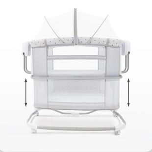 婴儿床边床可折叠新生儿宝宝拼接大床多功能儿童bb床哄娃睡摇篮床